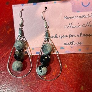 Gemstone earrings